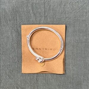 Maeve Bangle by Jenny Bird - Silver